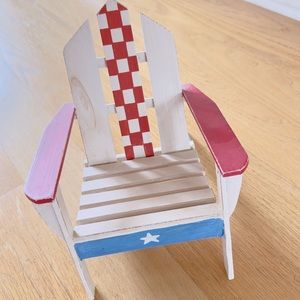 Vintage Doll Adirondack Chair